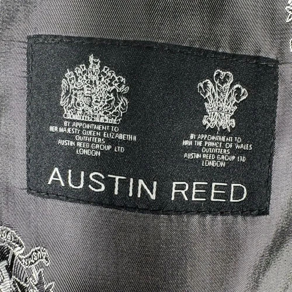 Austin Reed Sport Coat Jacket Mens 44R Gray ‎ Wool Blazer Interview Going Out